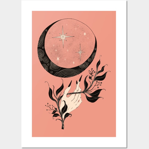 Wicked Moon Wall Art by Lidiebug